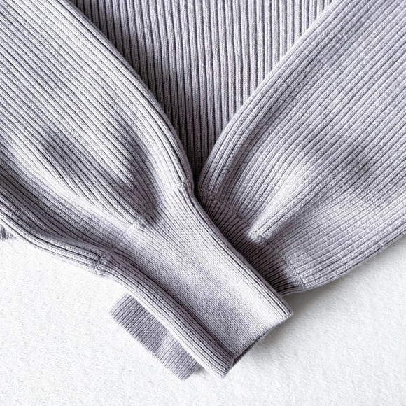 WILFRED Ribbed Crop Turtleneck Sweater - Picture 12 of 12